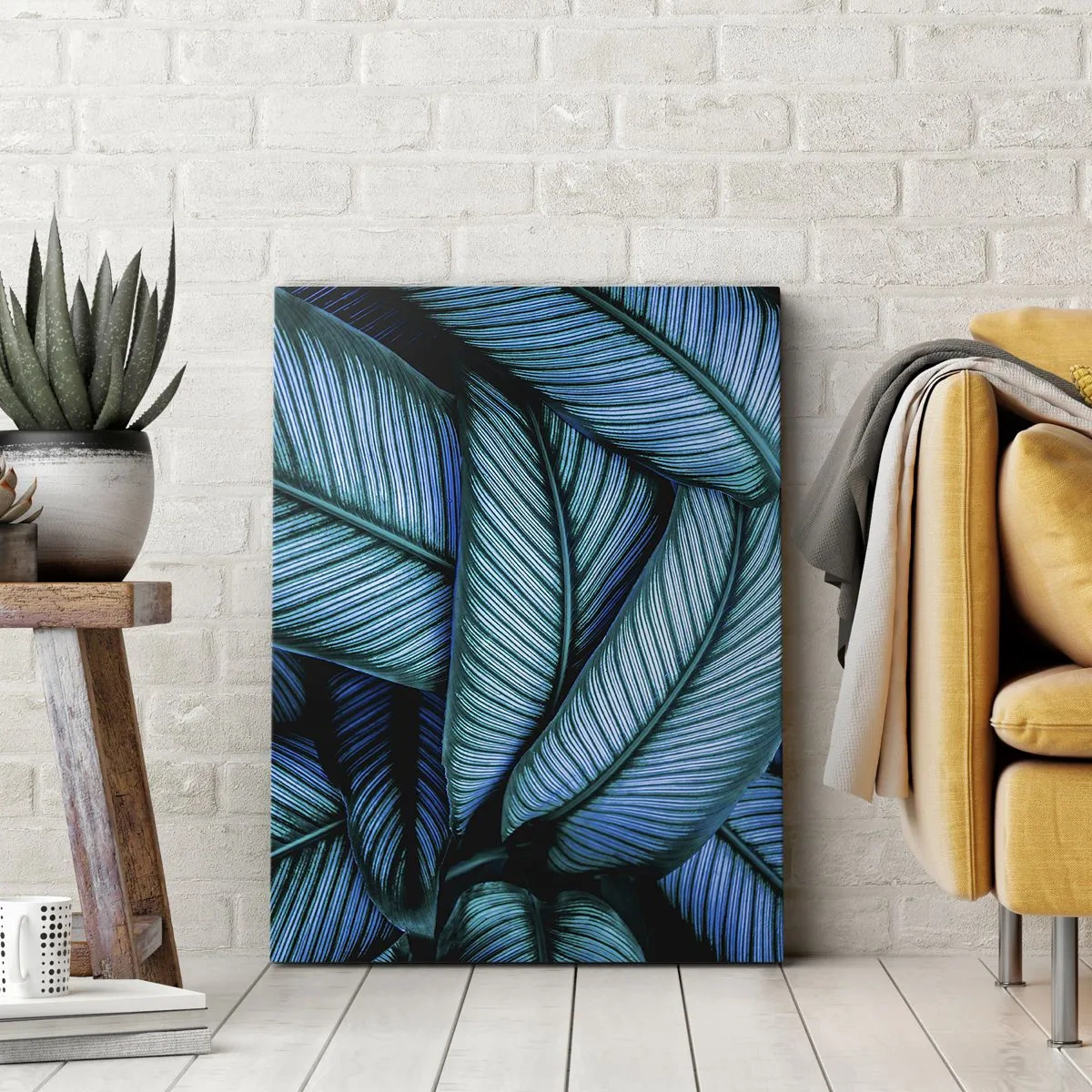 Bild auf Leinwand - Leinwandbild - Lebenslinien - 65x120 cm