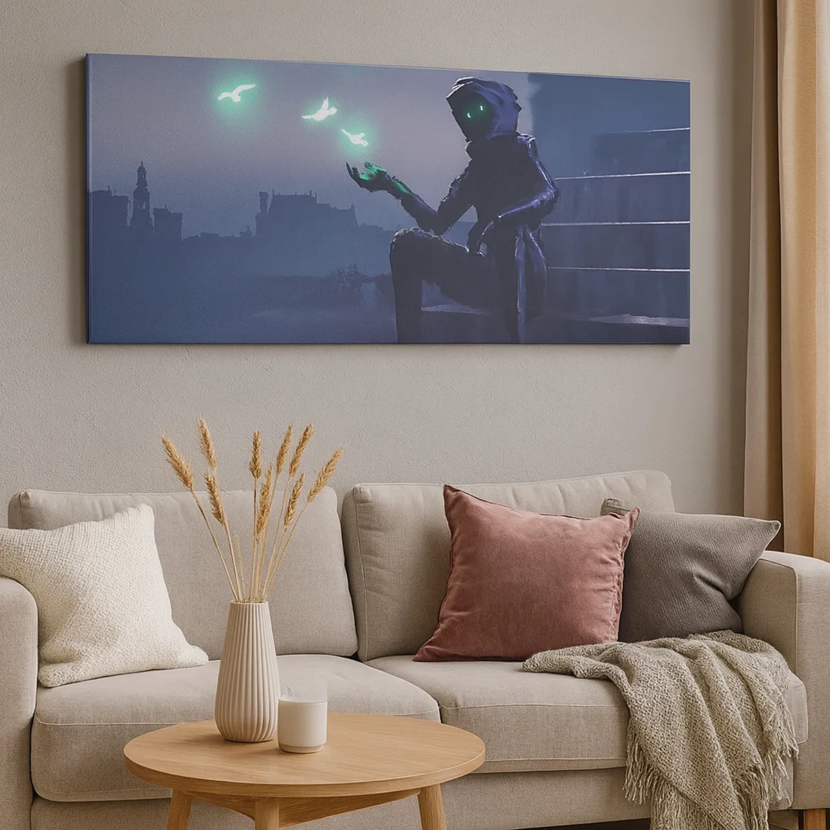 Bild auf Leinwand - Leinwandbild - Das Leben wird zurückkommen - 30x30 cm