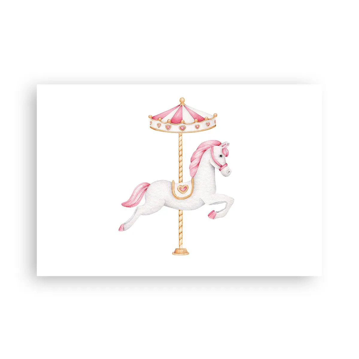 Poster - Er legte los - 91x61 cm