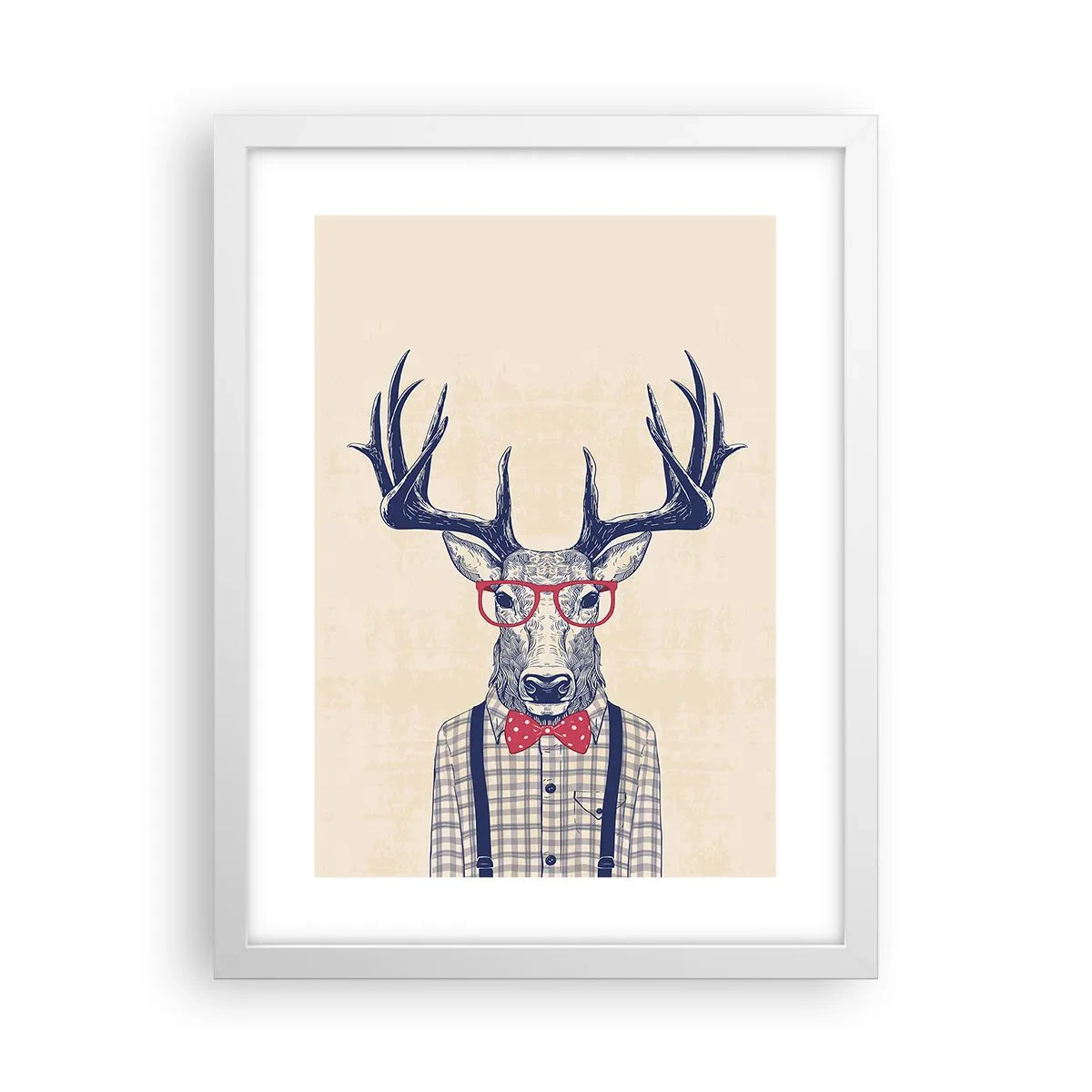 Poster in einem weißen Rahmen - Eine lustige Extravaganz - 30x40 cm