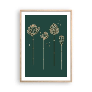 Poster in einem Rahmen aus heller Eiche - Familie ZIÓŁkowski - 50x70 cm