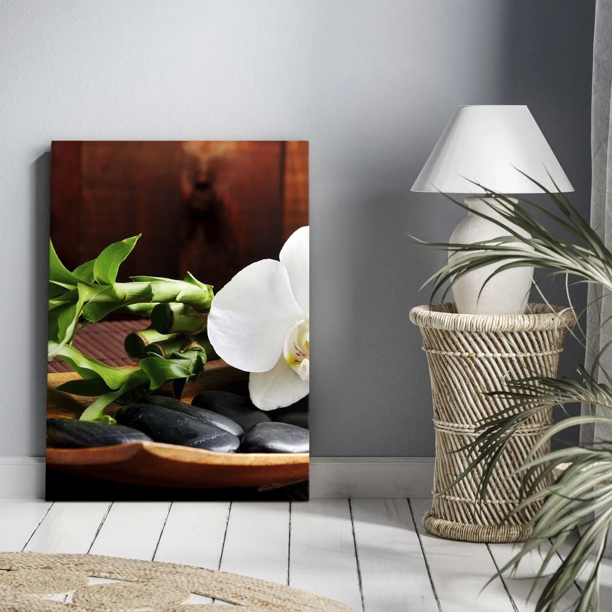 Bild auf Leinwand - Leinwandbild - Geben Sie sich dem Hauch der Natur hin - 45x80 cm