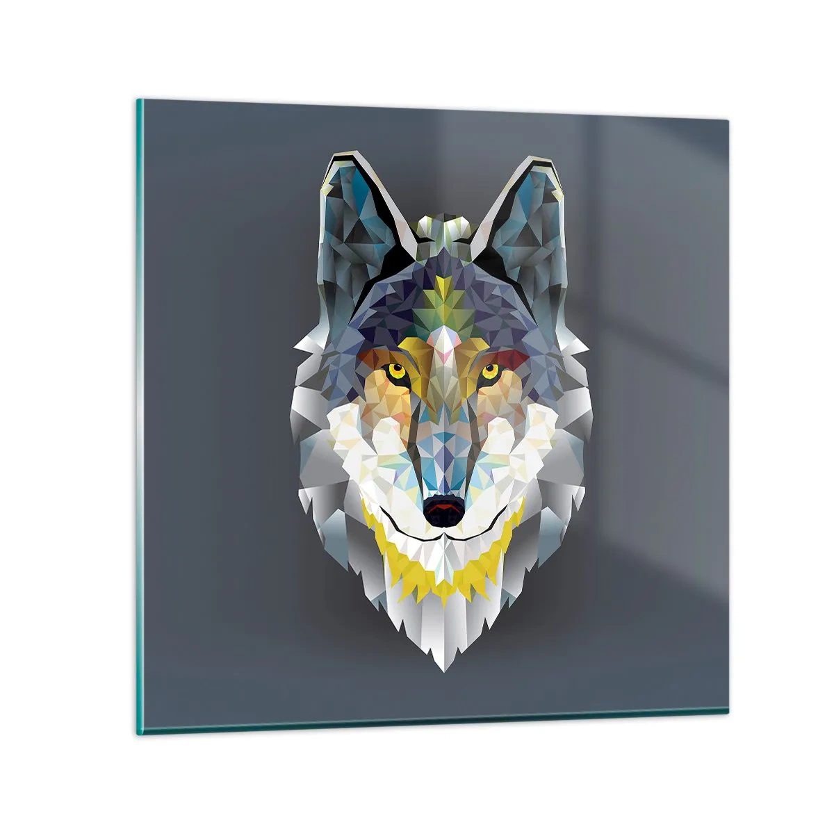 Glasbild - Bild auf glas - Vom Teufel sprechen - 40x40 cm