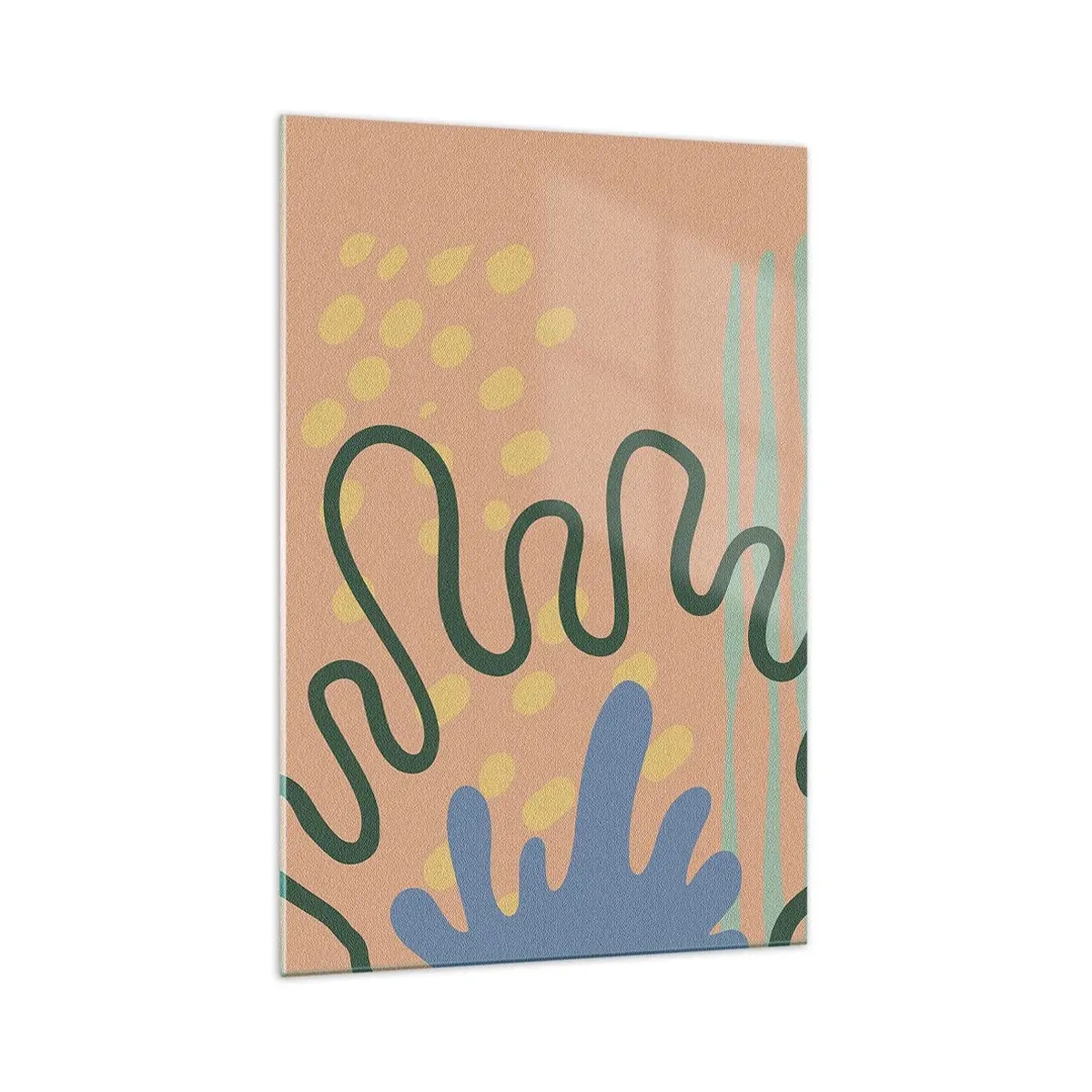 Glasbild - Bild auf glas - Abstraktion: Vielfalt der Natur - 70x100 cm