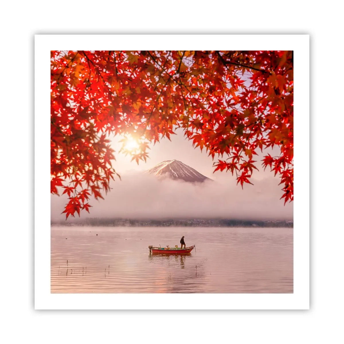 Poster - Im japanischen Klima - 60x60 cm