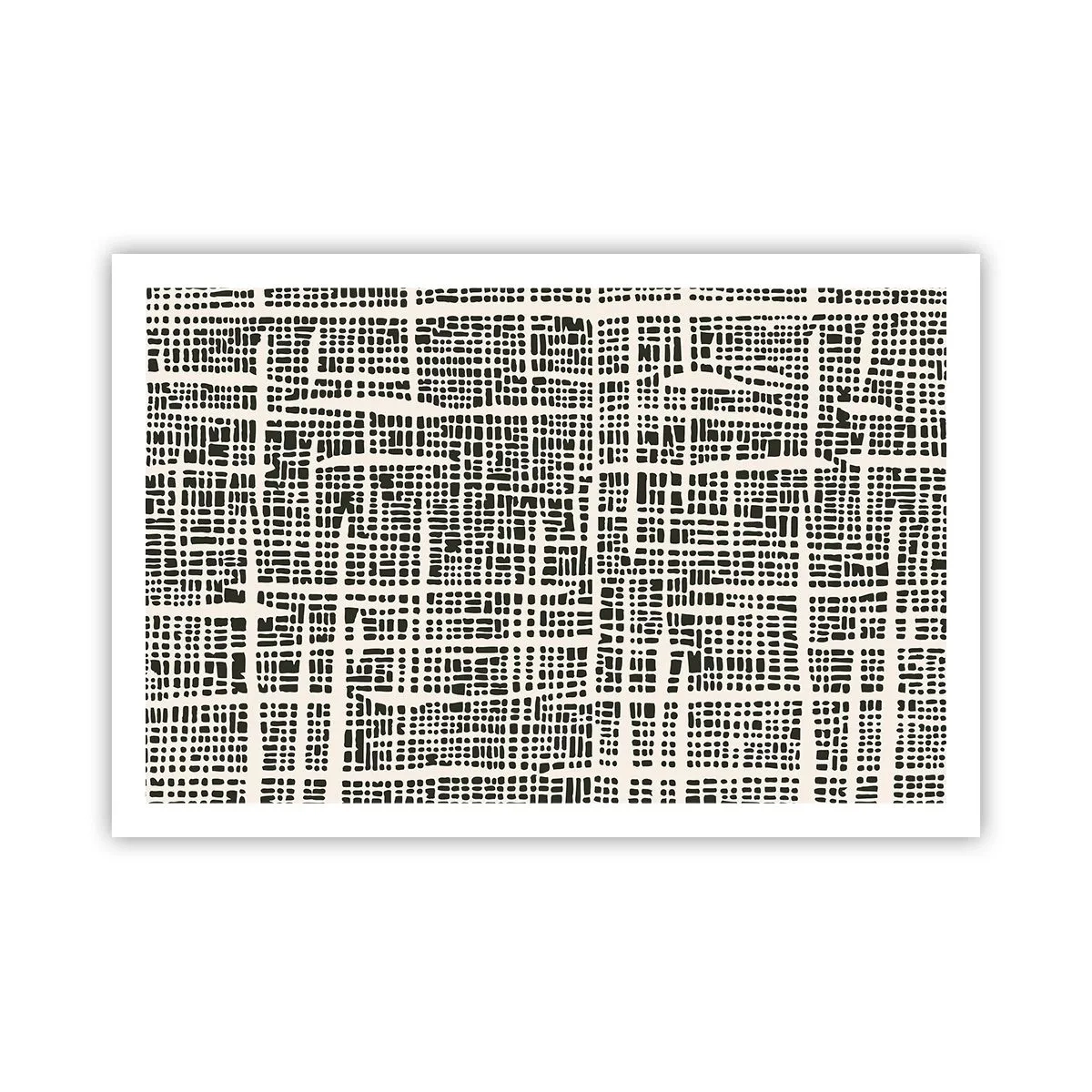 Poster - Gewebte Komposition - 91x61 cm