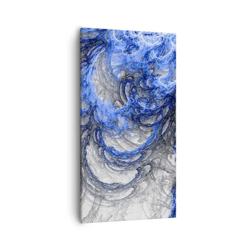 Bild auf Leinwand - Leinwandbild - Die Geburt einer Welle - 55x100 cm