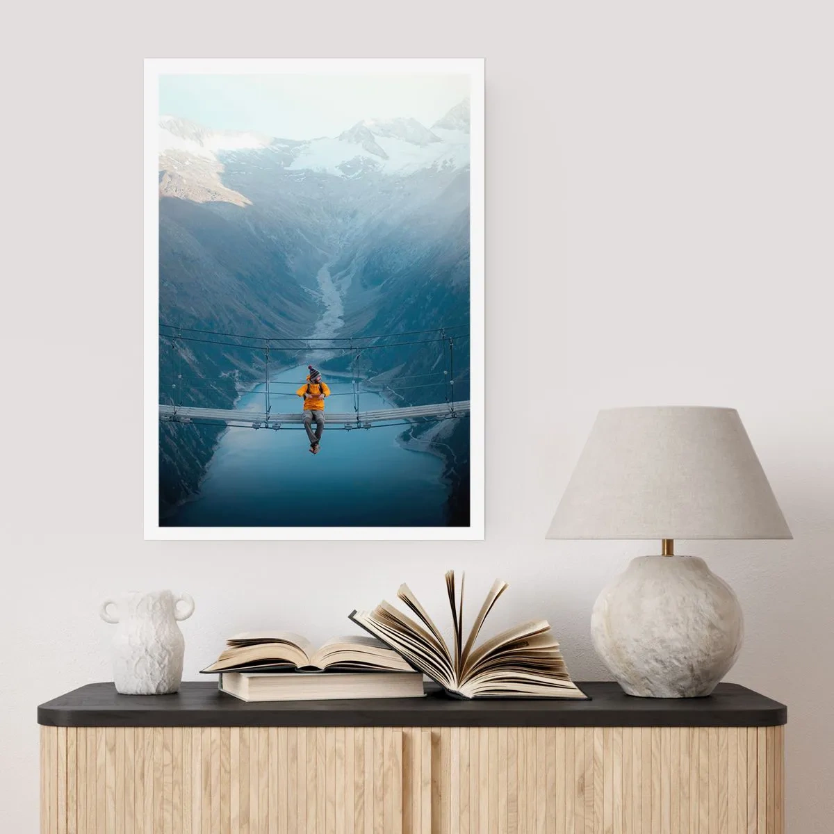 Poster - Entzückt in der Schwebe - 70x100 cm