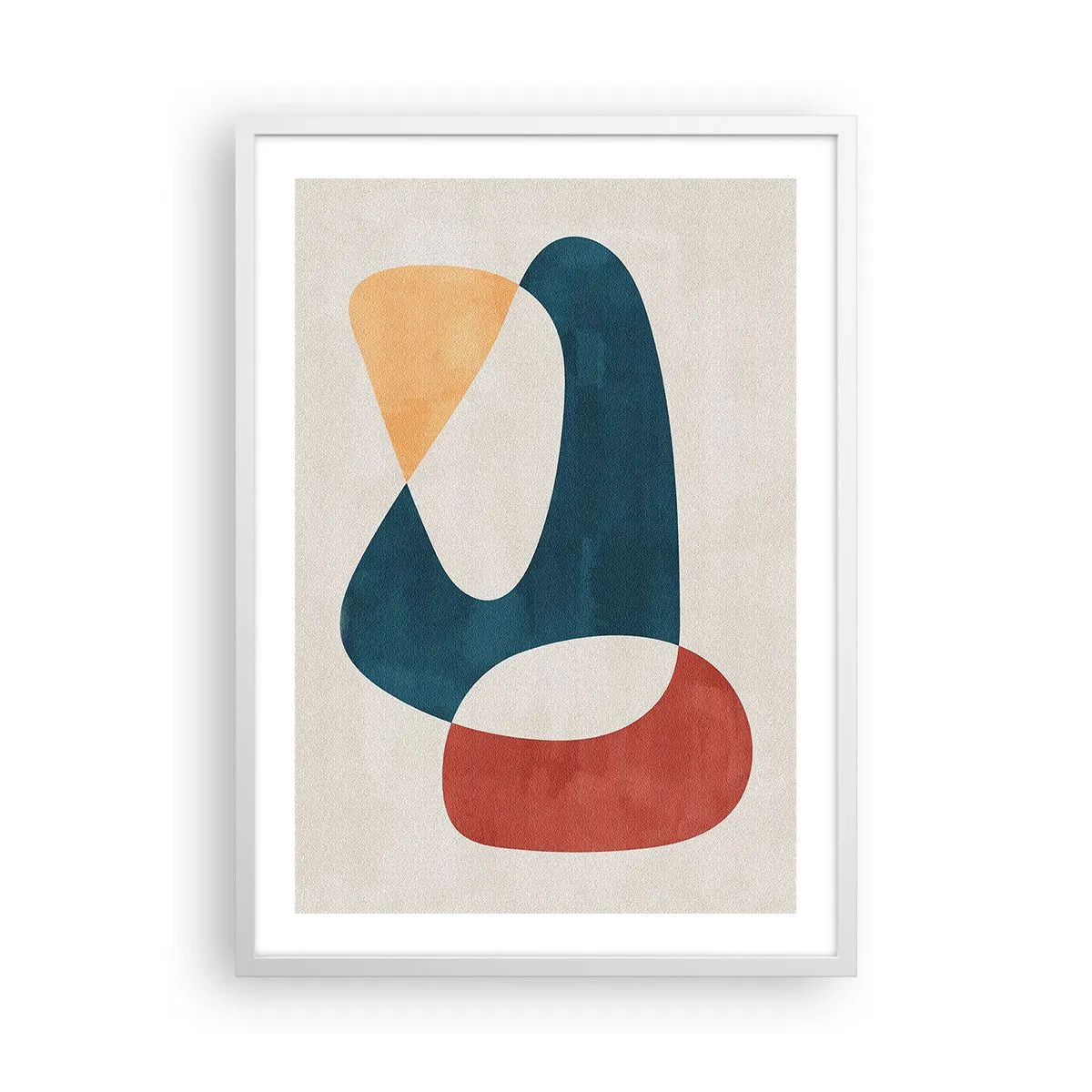 Poster in einem weißen Rahmen - Einflüsse und Metamorphosen - 50x70 cm