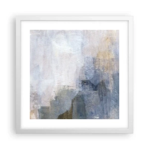 Poster in einem weißen Rahmen - Farbtöne und Akkorde - 40x40 cm