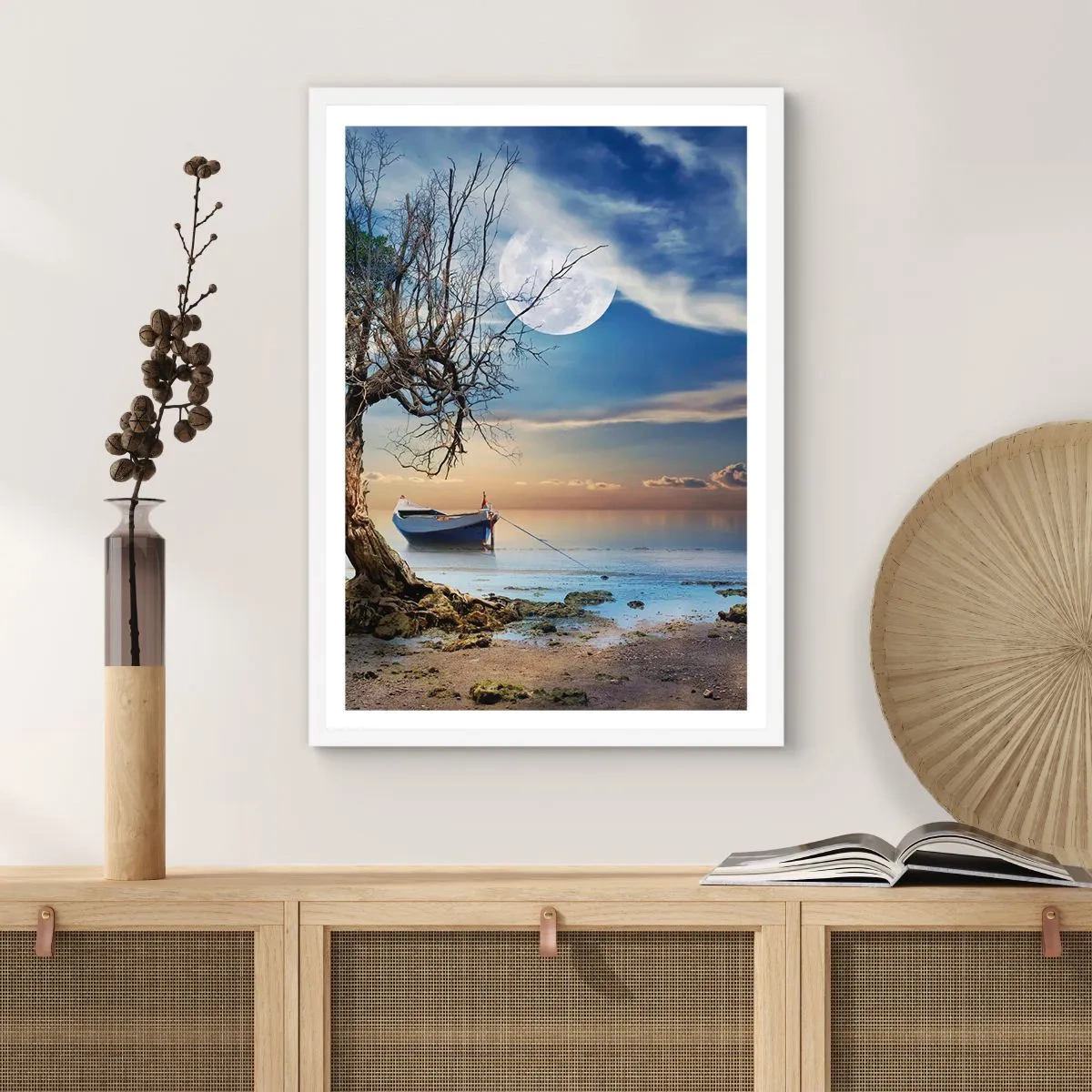 Poster in einem weißen Rahmen - Ist das das Ende oder der Anfang? - 30x40 cm