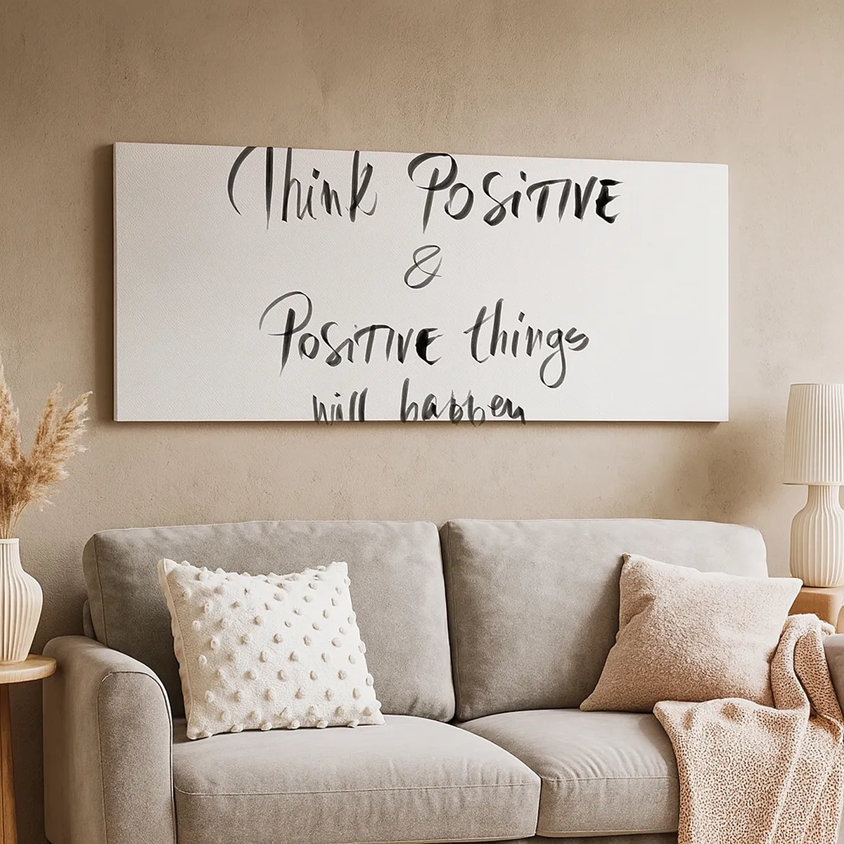 Bild auf Leinwand - Leinwandbild - Wie soll man leben? - 30x30 cm