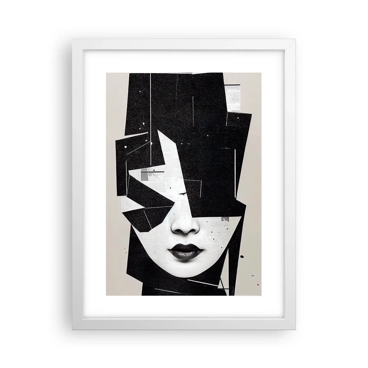 Poster in einem weißen Rahmen - Tief verborgen - 30x40 cm