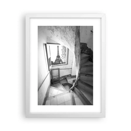 Poster in einem weißen Rahmen - Was für eine Aussicht! - 30x40 cm