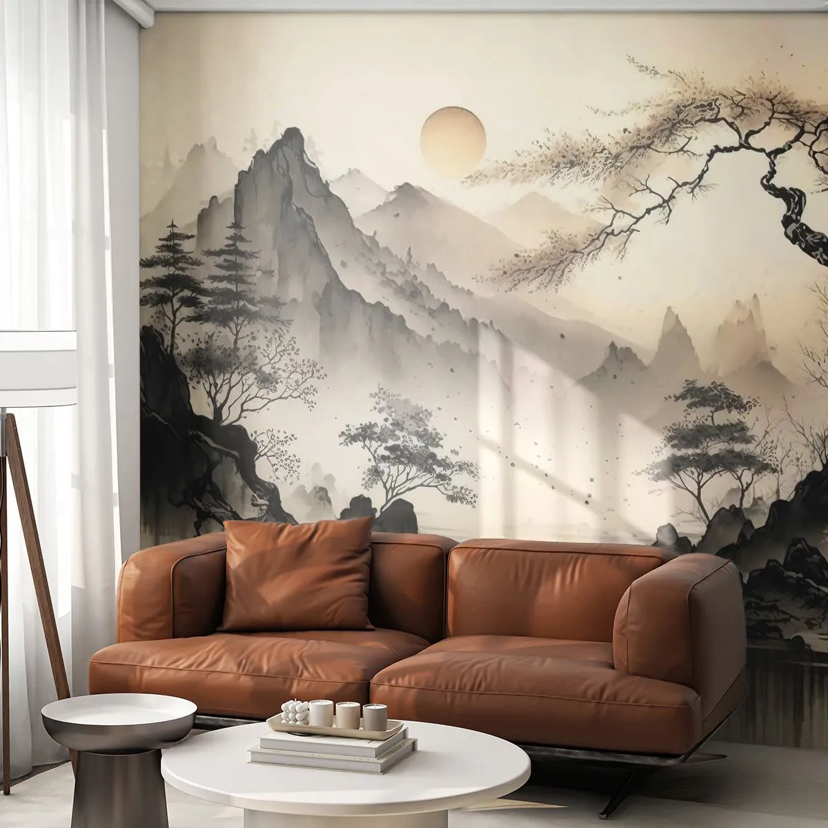 Maßgeschneiderte Fototapete Premium Sand - Einzigartiger Charme des Orients - Asien, Japan, Sicht