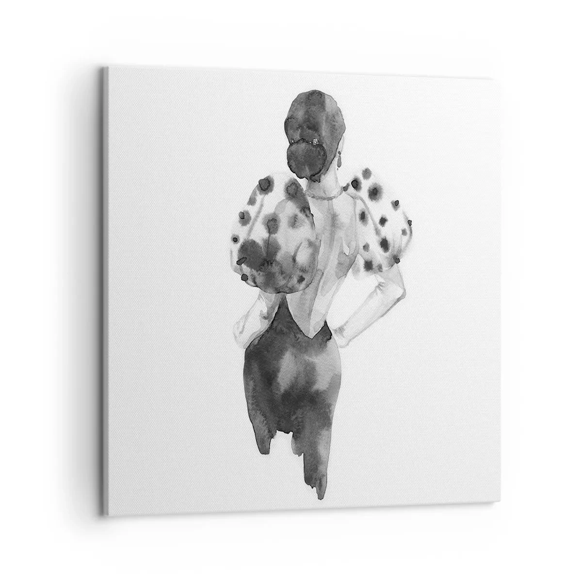 Bild auf Leinwand - Leinwandbild - Sie ging direkt vorbei - 50x50 cm