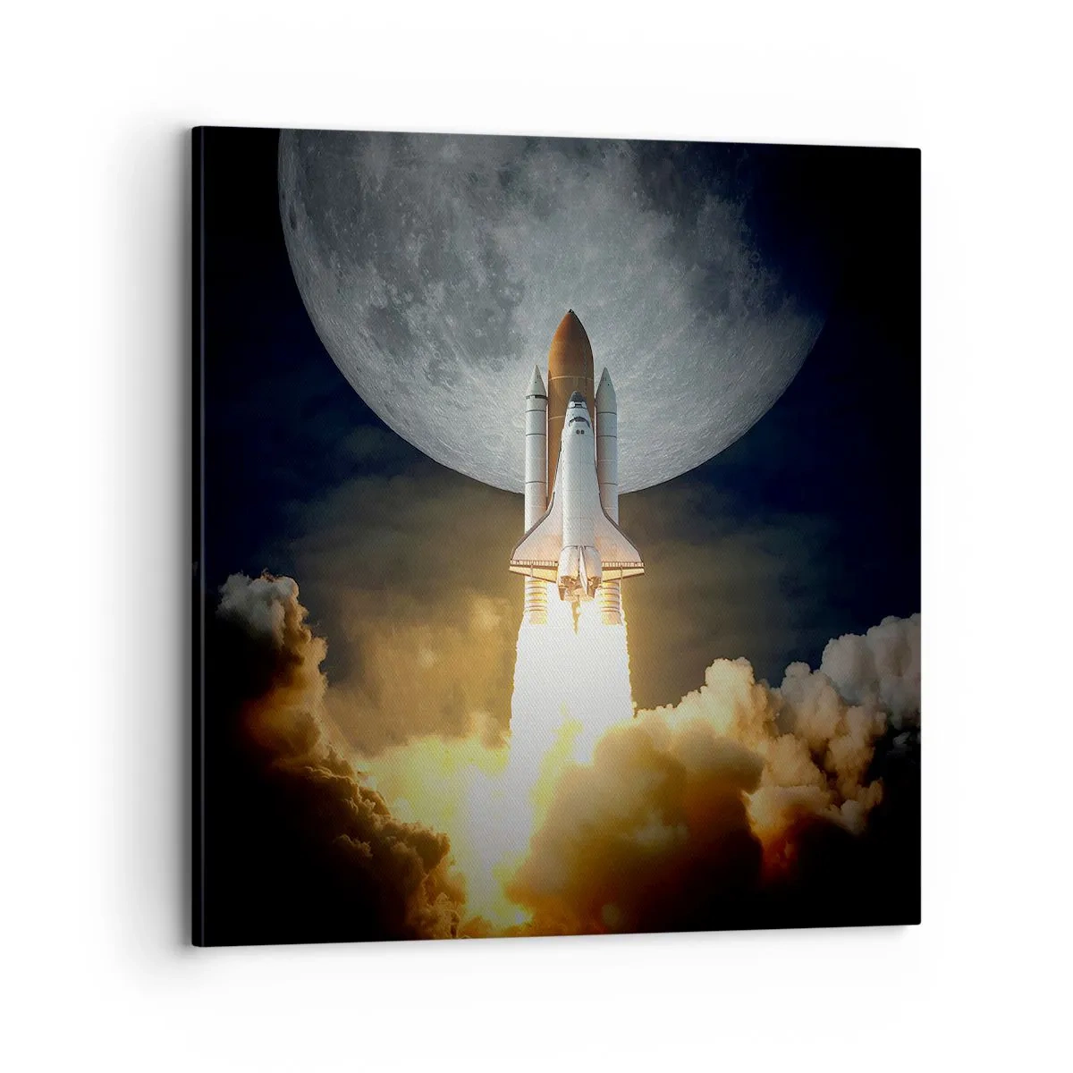 Bild auf Leinwand - Leinwandbild - Beginn eines überirdischen Abenteuers - 70x70 cm