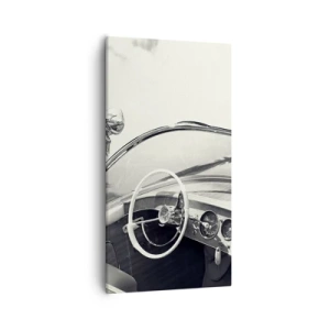 Bild auf Leinwand - Leinwandbild - Wetter für die Reichen - 55x100 cm