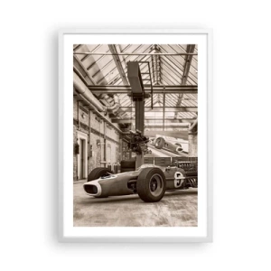 Poster in einem weißen Rahmen - Die Siegerruhe - 50x70 cm