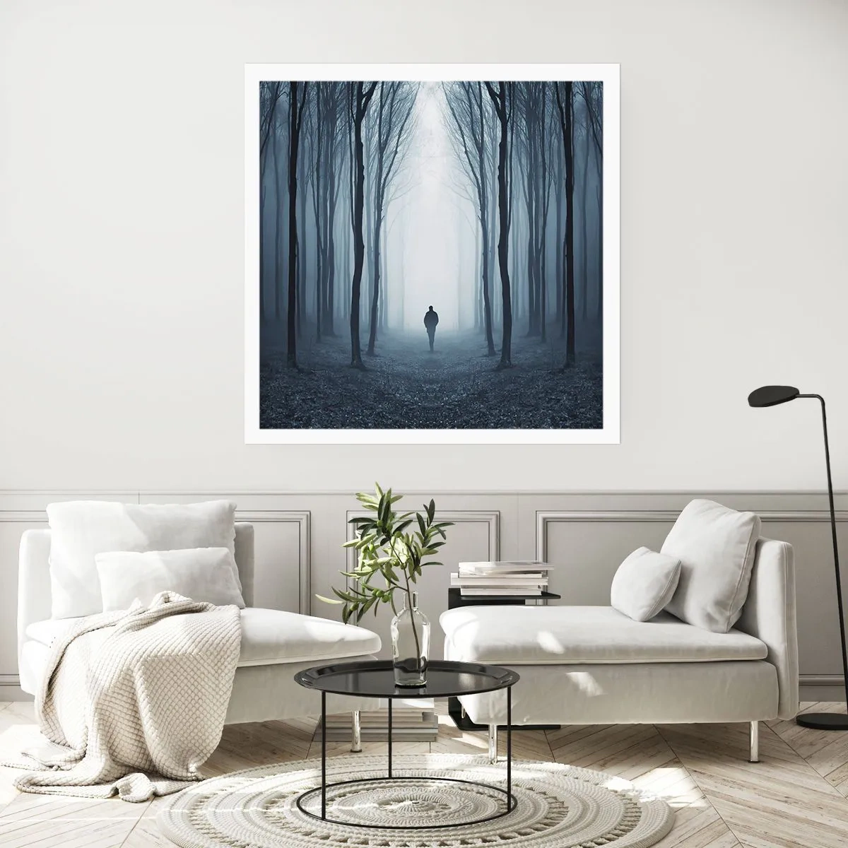 Poster - Alles einfach und übersichtlich - 50x50 cm