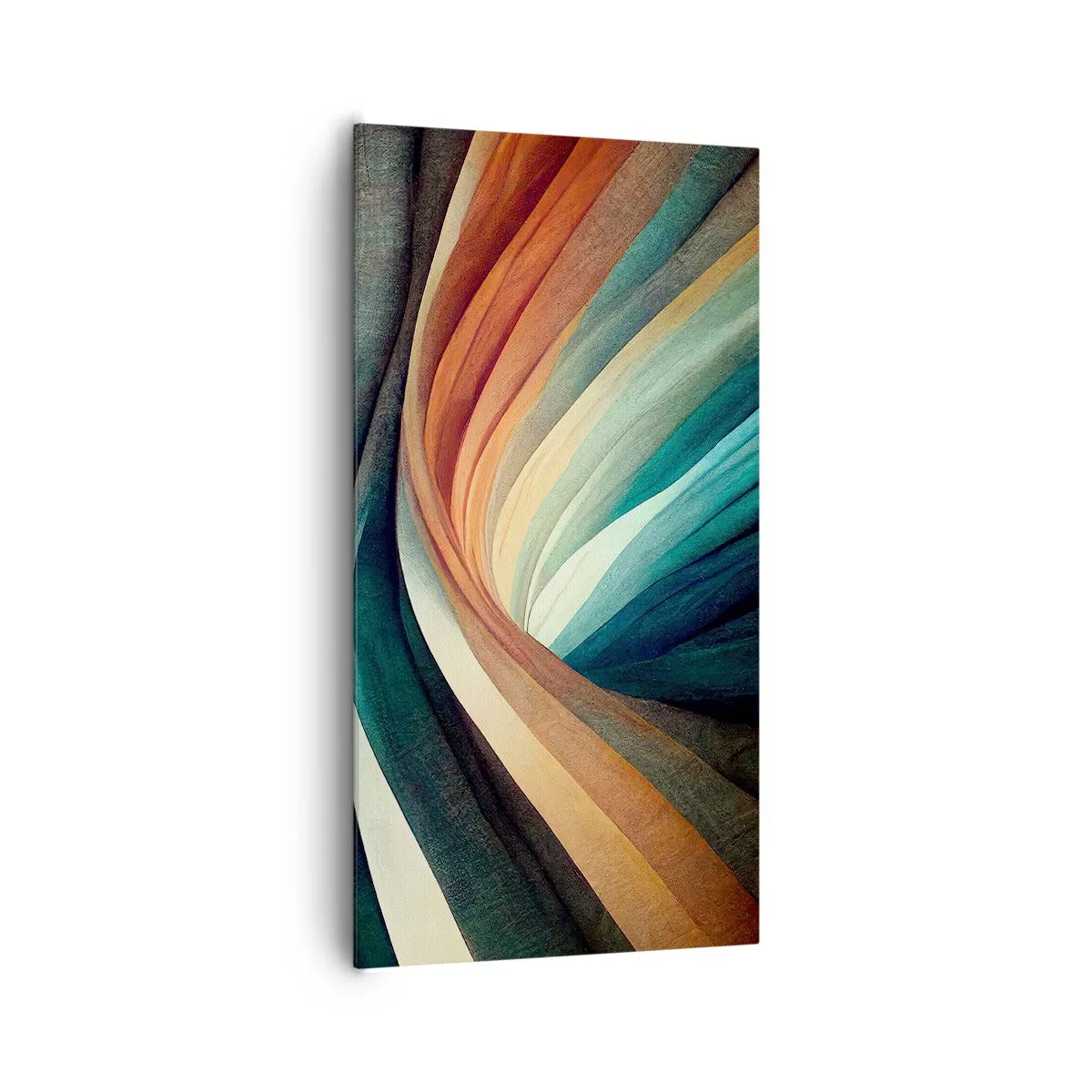 Bild auf Leinwand - Leinwandbild - Aus Farben gewebt - 65x120 cm