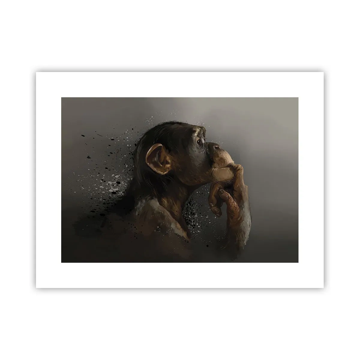 Poster - Sicherlich ein Denker - 40x30 cm