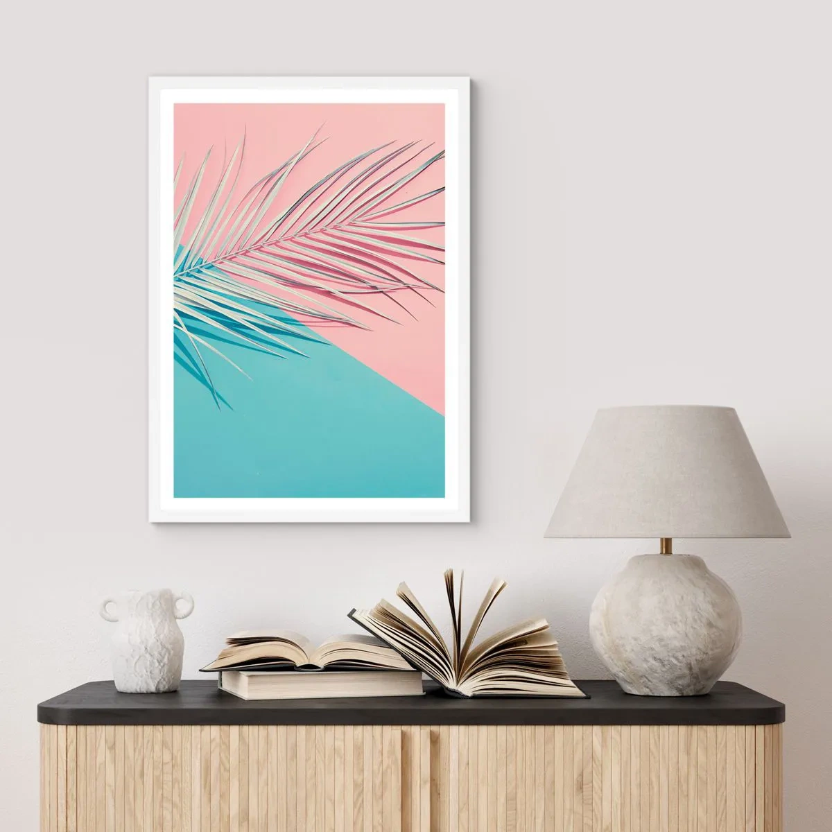 Poster in einem weißen Rahmen - Tropischer Eindruck - 70x100 cm