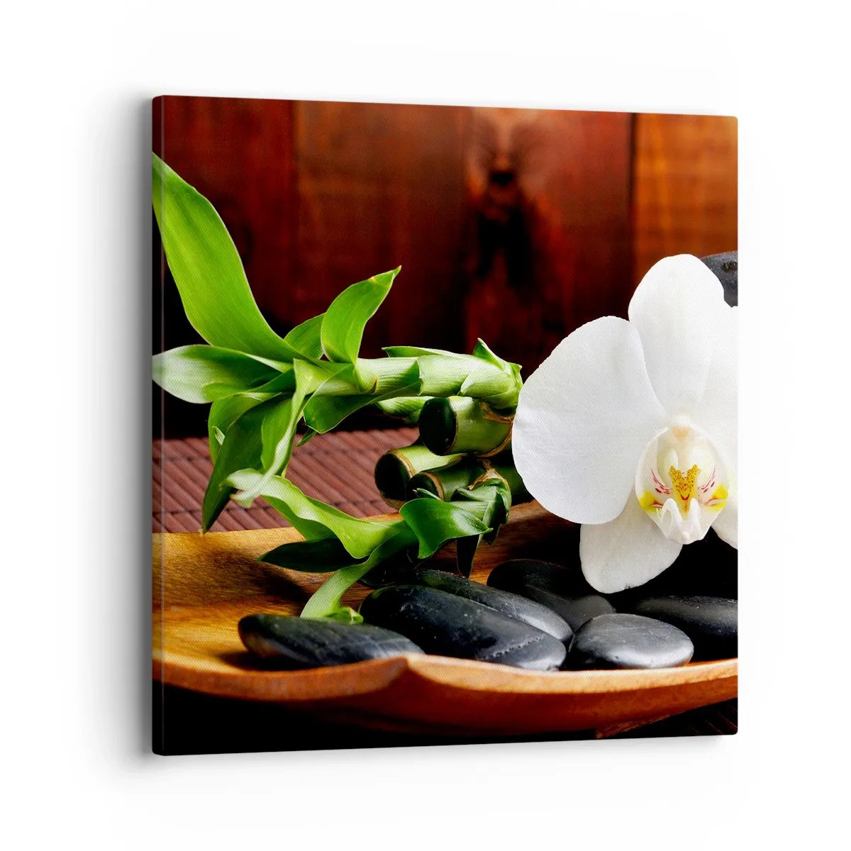 Bild auf Leinwand - Leinwandbild - Geben Sie sich dem Hauch der Natur hin - 40x40 cm
