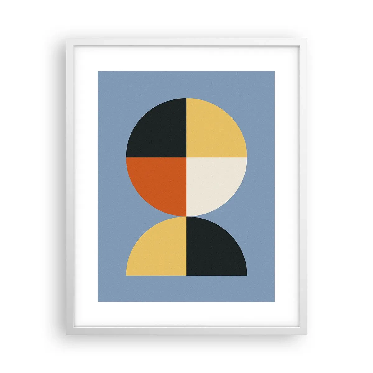 Poster in einem weißen Rahmen - Beobachte und zähle - 40x50 cm