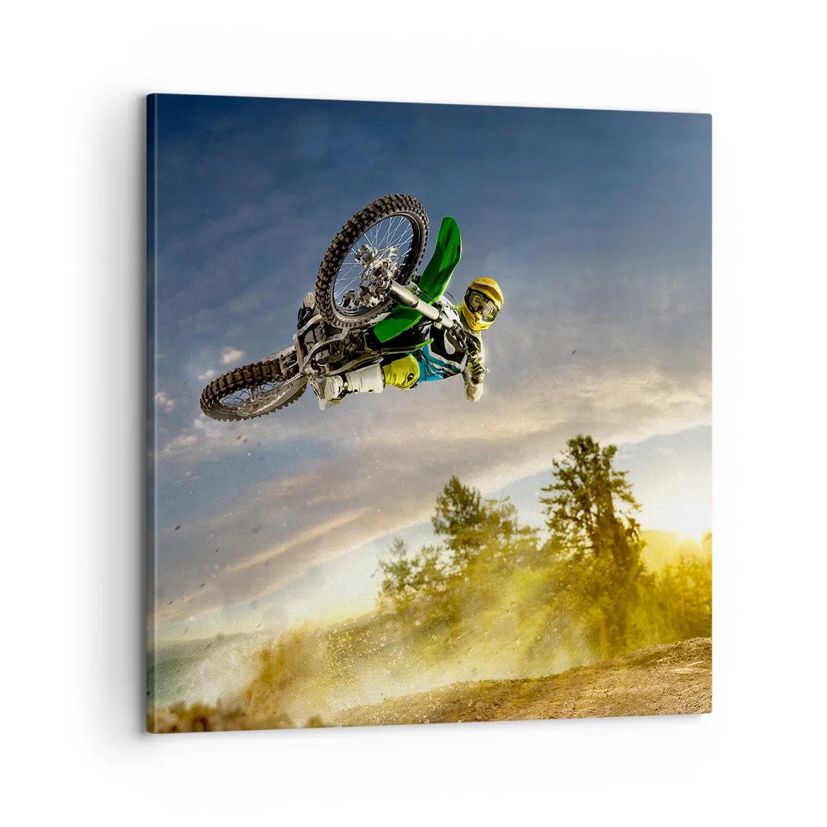 Bild auf Leinwand - Leinwandbild - Schalten Sie Emotionen ein! - 60x60 cm