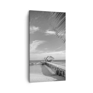 Bild auf Leinwand - Leinwandbild - Erinnerung oder Traum? - 45x80 cm