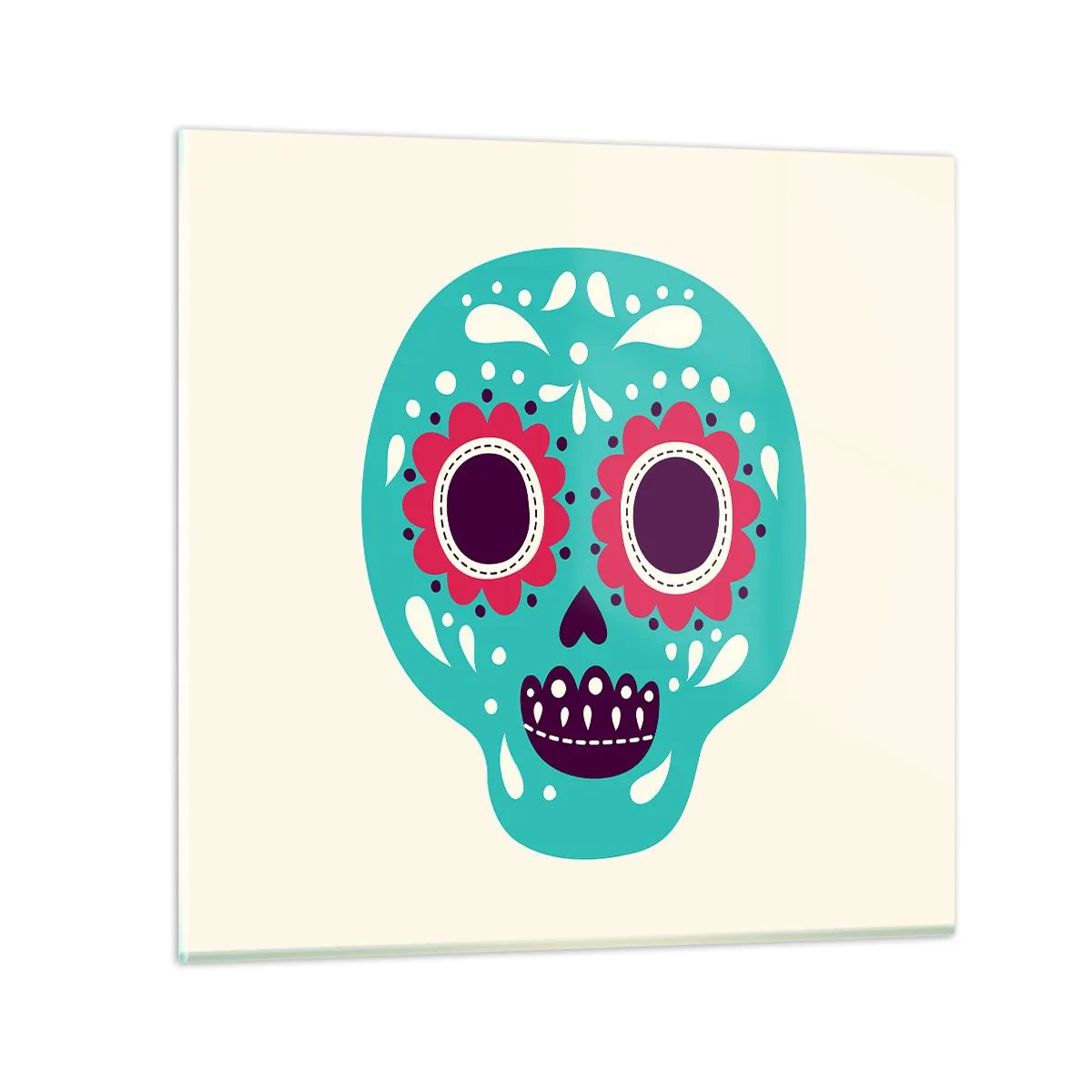 Glasbild - Bild auf glas - Das Leben – Spaß bis zum Tod - 60x60 cm