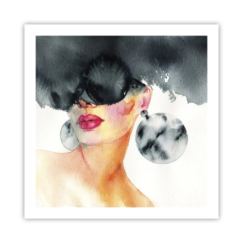 Poster - Das Geheimnis der Eleganz - 60x60 cm