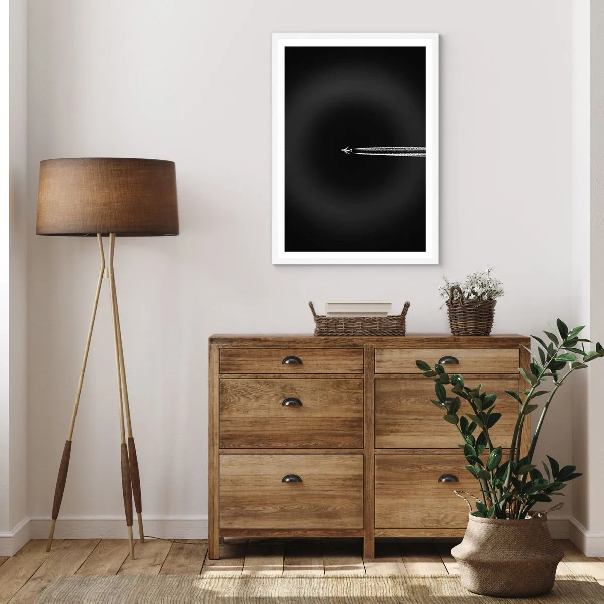 Poster in einem weißen Rahmen - In eine andere Dimension - 70x100 cm