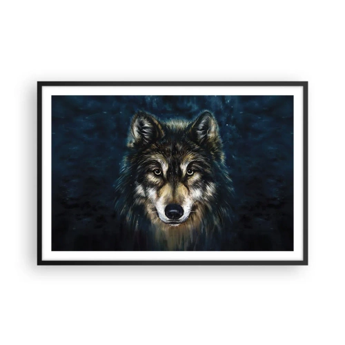 Poster in einem schwarzem Rahmen - Alpha? Und Omega - 91x61 cm