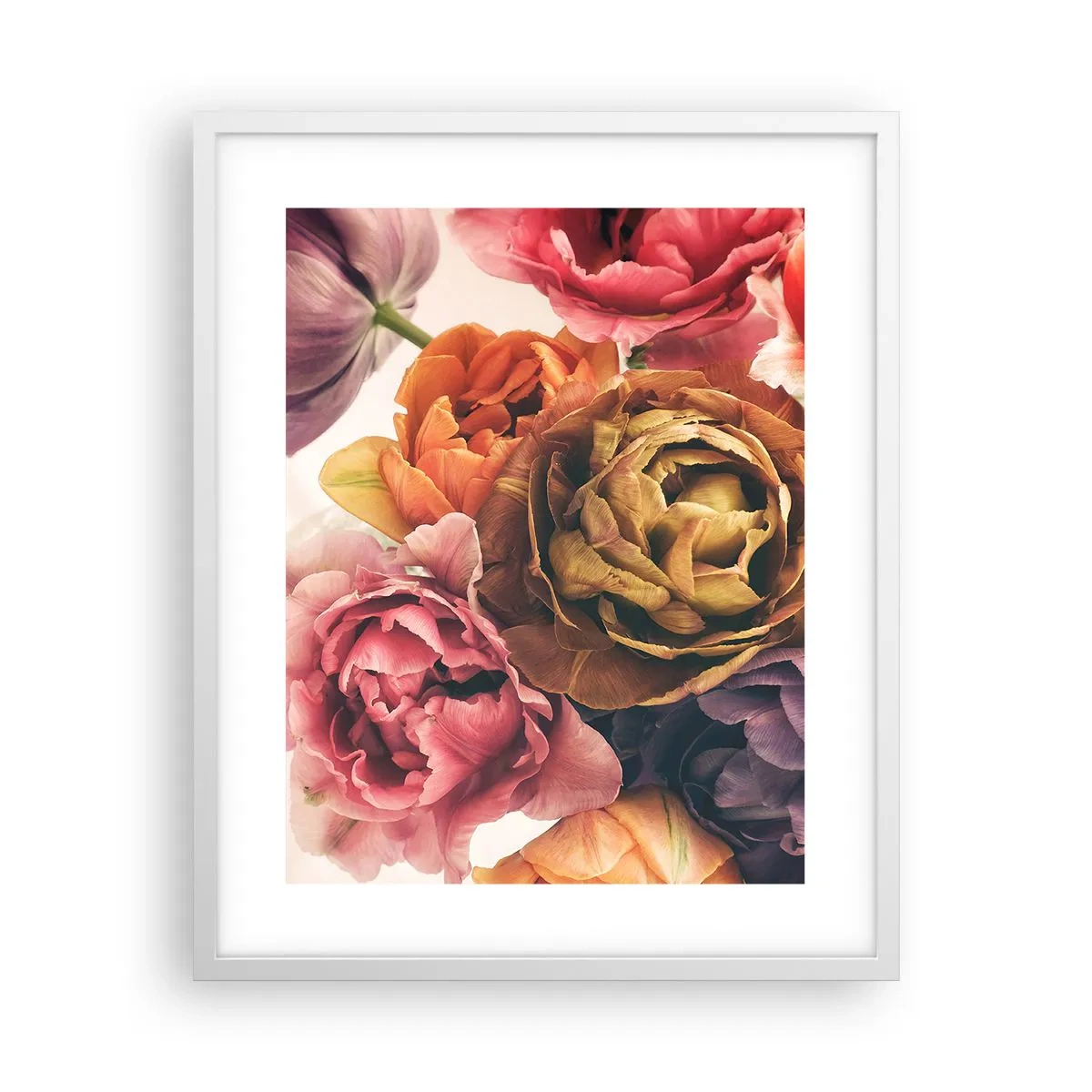 Poster in einem weißen Rahmen - Eine Feier des Lebens - 40x50 cm