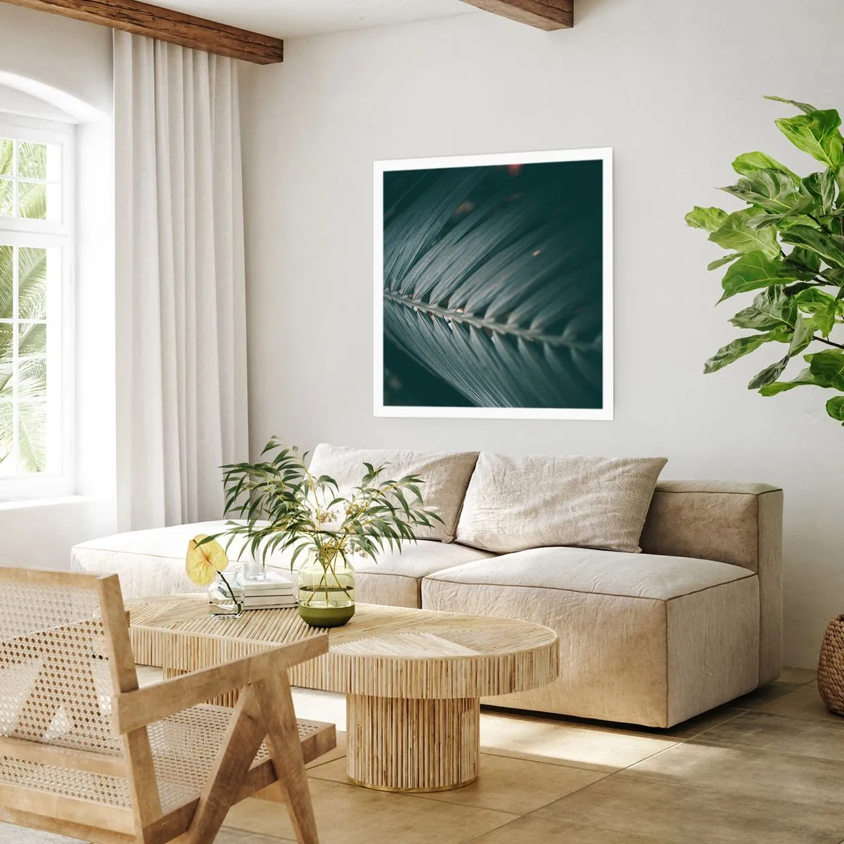 Poster - Die Präzision der Natur - 50x50 cm