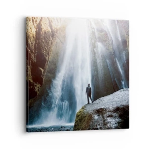 Bild auf Leinwand - Leinwandbild - Wiederherstellung der Proportionen - 30x30 cm