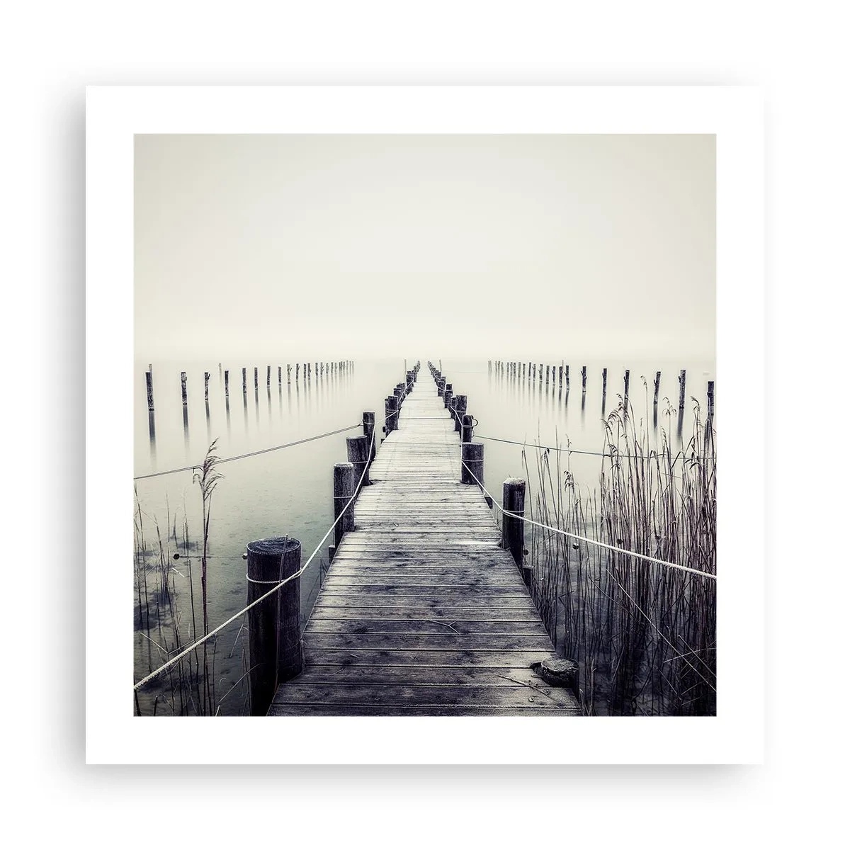 Poster - Tauchen Sie in Ruhe ein - 50x50 cm