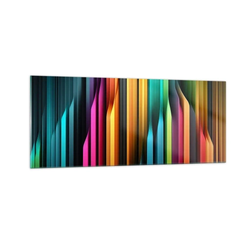 Glasbild - Bild auf glas - Lichtorgan - 100x40 cm