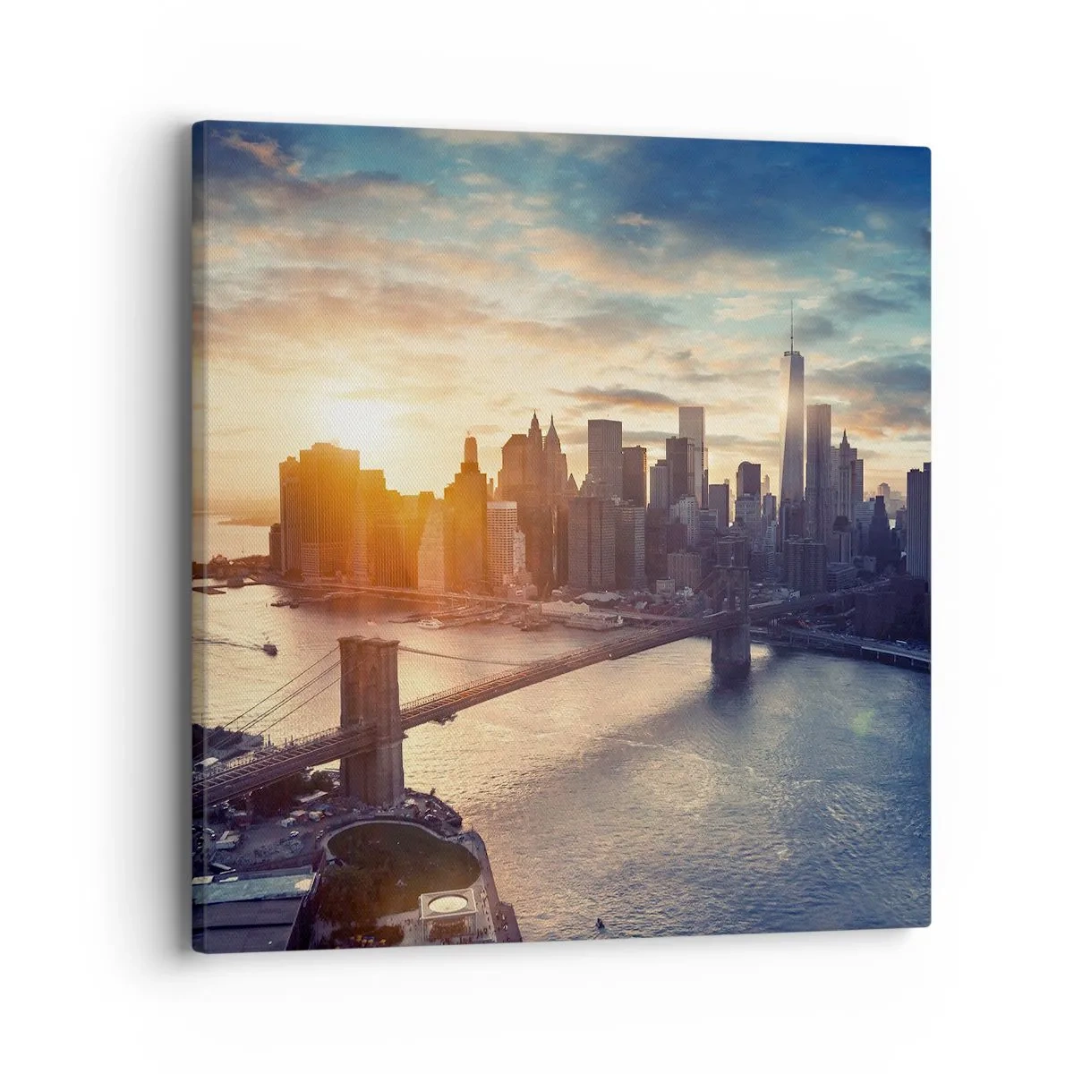 Bild auf Leinwand - Leinwandbild - Westliches Kulturdenkmal - 40x40 cm