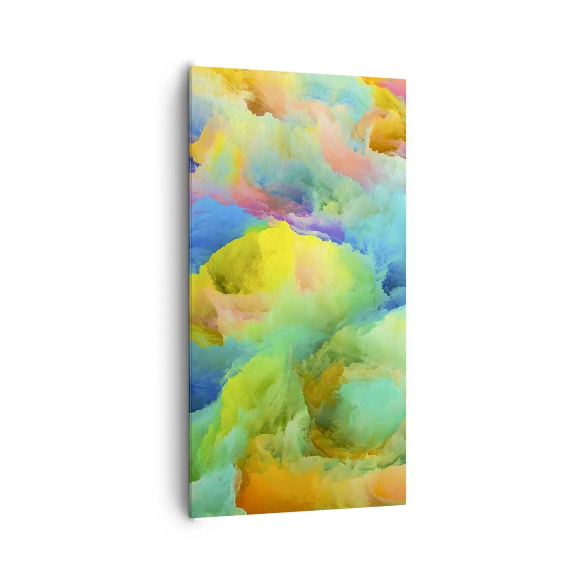 Bild auf Leinwand - Leinwandbild - Regenbogen unten - 65x120 cm
