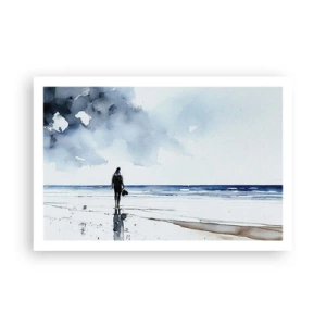 Poster - Gespräch mit dem Meer - 91x61 cm
