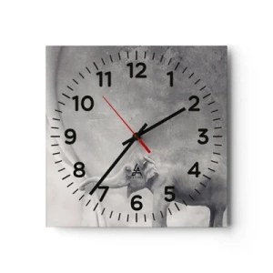 Wanduhr - Glasuhr - Enthülle das Geheimnis - 30x30 cm