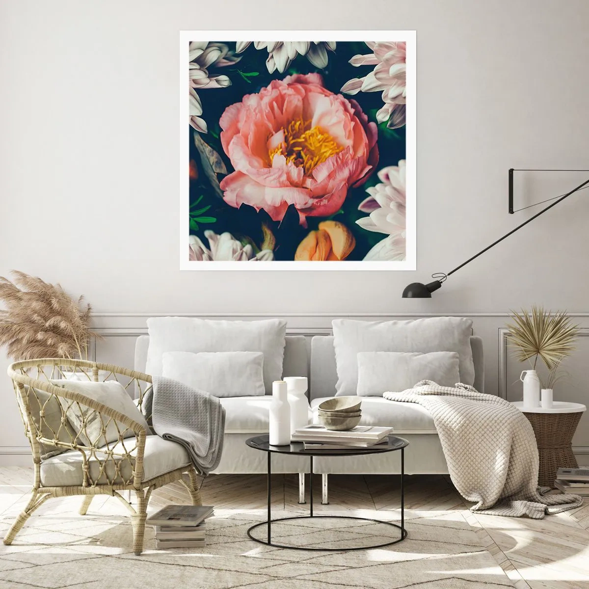 Poster - Mit barocker Pracht - 50x50 cm