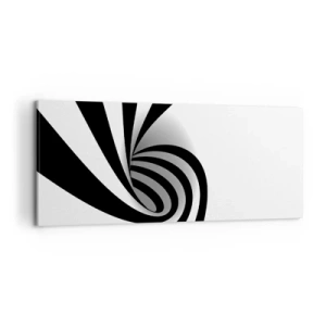 Bild auf Leinwand - Leinwandbild - Und doch dreht es sich - 100x40 cm