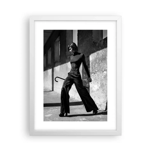 Poster in einem weißen Rahmen - Urbane Eleganz - 30x40 cm