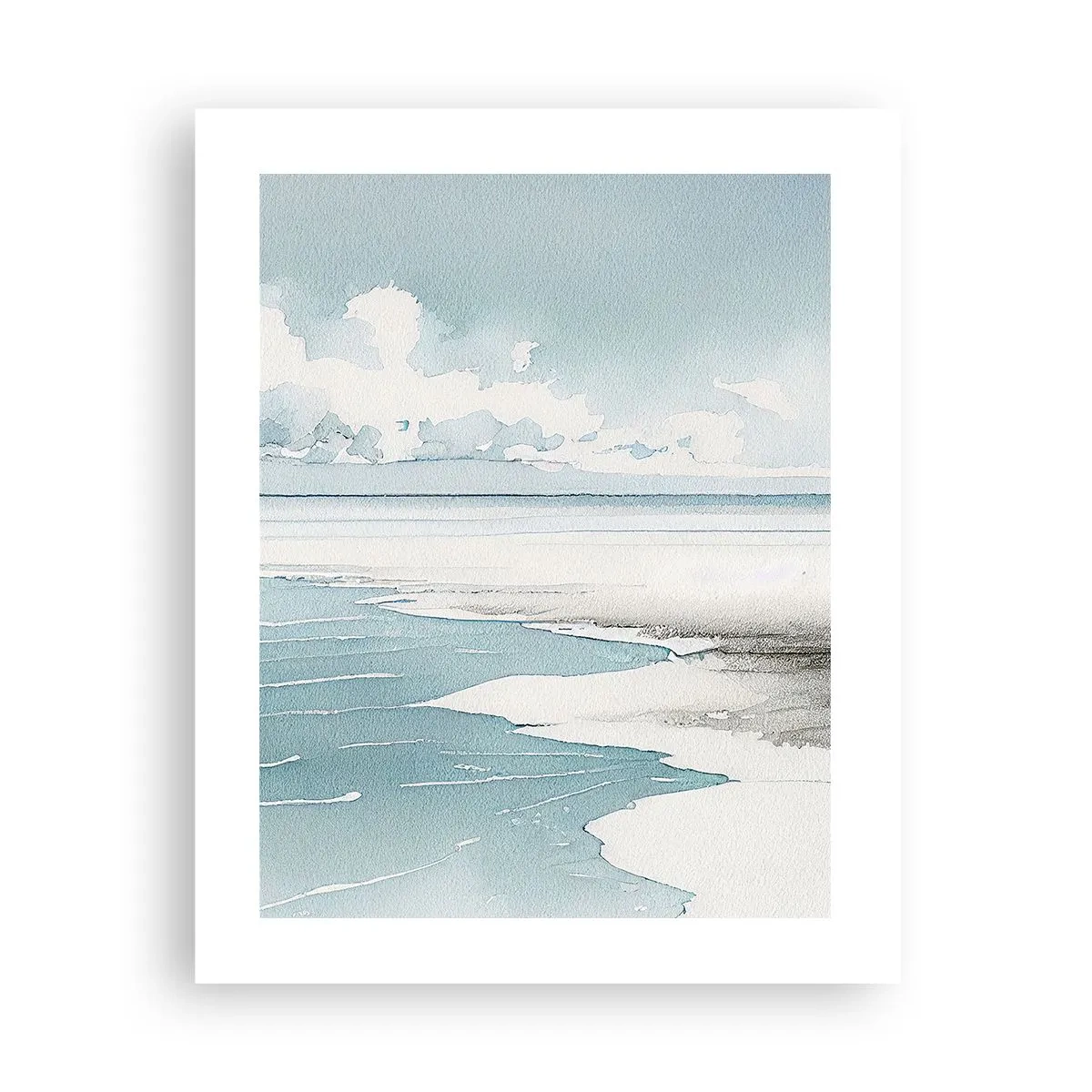 Poster - Sanfte Flut - 40x50 cm