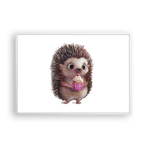 Poster in einem weißen Rahmen - Der Feiertag ist jeden Tag - 100x70 cm