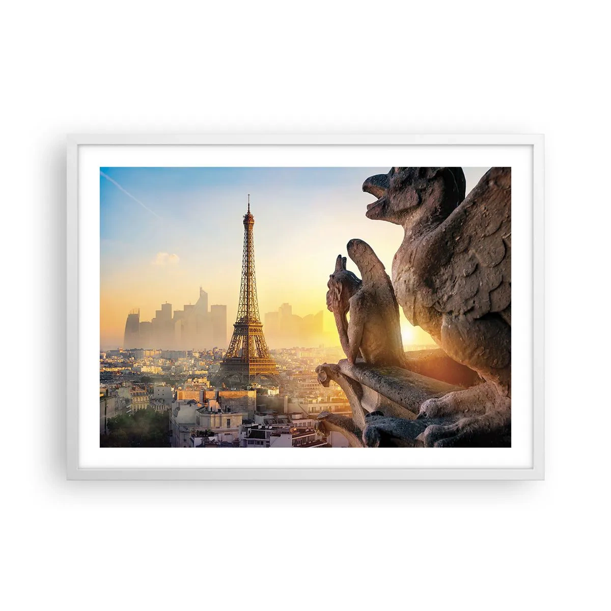 Poster in einem weißen Rahmen - Vieles hat sich geändert ... - 70x50 cm